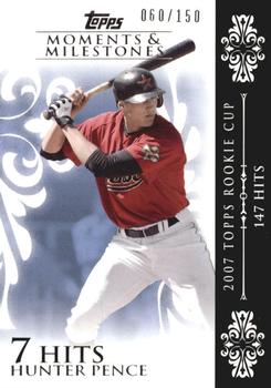2008 Topps Moments & Milestones #10-7 Hunter Pence Front