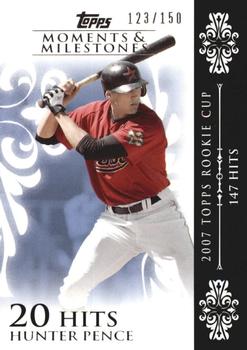 2008 Topps Moments & Milestones #10-20 Hunter Pence Front