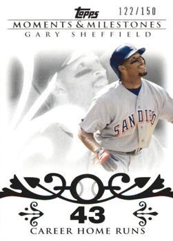 2008 Topps Moments & Milestones #52-43 Gary Sheffield Front