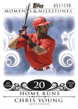 2008 Topps Moments & Milestones #53-20 Chris Young Front