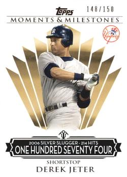 2008 Topps Moments & Milestones #57-174 Derek Jeter Front