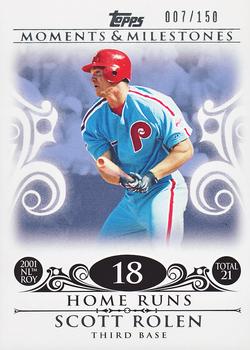 2008 Topps Moments & Milestones #73-18 Scott Rolen Front