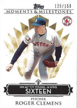 2008 Topps Moments & Milestones #78-16 Roger Clemens Front