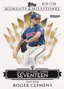 2008 Topps Moments & Milestones #79-17 Roger Clemens Front