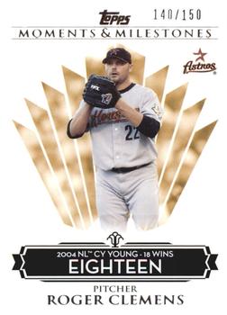 2008 Topps Moments & Milestones #82-18 Roger Clemens Front