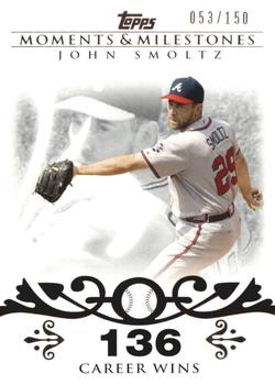 2008 Topps Moments & Milestones #84-136 John Smoltz Front