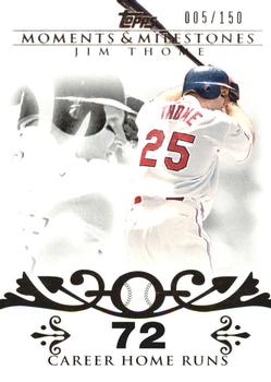 2008 Topps Moments & Milestones #85-72 Jim Thome Front