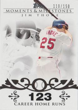 2008 Topps Moments & Milestones #85-123 Jim Thome Front