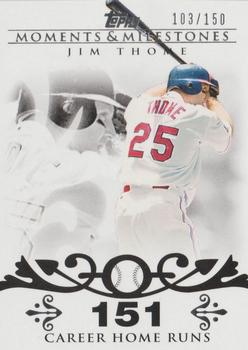 2008 Topps Moments & Milestones #85-151 Jim Thome Front