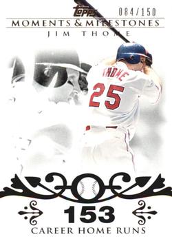 2008 Topps Moments & Milestones #85-153 Jim Thome Front