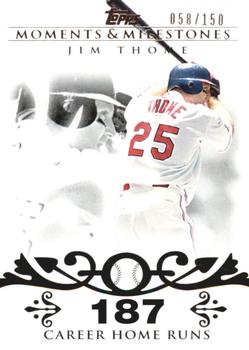 2008 Topps Moments & Milestones #85-187 Jim Thome Front