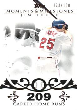 2008 Topps Moments & Milestones #85-209 Jim Thome Front