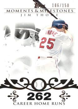 2008 Topps Moments & Milestones #85-262 Jim Thome Front