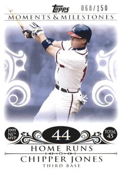 2008 Topps Moments & Milestones #110-44 Chipper Jones Front