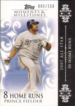 2008 Topps Moments & Milestones #131-8 Prince Fielder Front