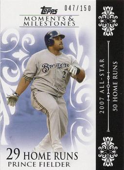 2008 Topps Moments & Milestones #131-29 Prince Fielder Front