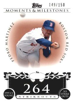 2008 Topps Moments & Milestones #141-264 Pedro Martinez Front