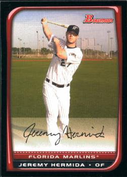 2008 Bowman #24 Jeremy Hermida Front