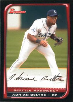 2008 Bowman #28 Adrian Beltre Front