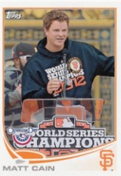 2013 Topps Opening Day #97 Matt Cain Front