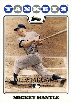 2008 Topps - All-Star Fanfest Promos #1 Mickey Mantle Front