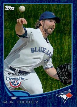2013 Topps Opening Day - Blue #213 R.A. Dickey Front