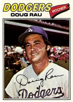 1977 Topps #421 Doug Rau Front