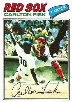 1977 Topps #640 Carlton Fisk Front