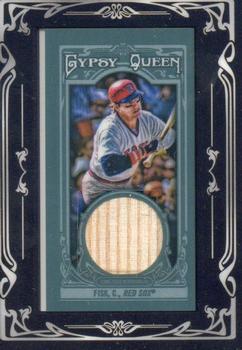 2013 Topps Gypsy Queen - Mini Relics #GQMR-CF Carlton Fisk Front