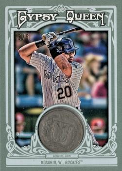2013 Topps Gypsy Queen - Hometown Currency Coins #325 Wilin Rosario Front
