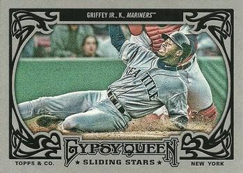 2013 Topps Gypsy Queen - Sliding Stars #SS-KG Ken Griffey Jr. Front