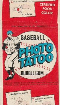 1964 Topps Photo Tatoos #NNO Boston Red Sox Back