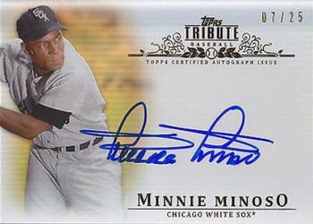 2013 Topps Tribute - Autographs Gold #TA-MMI Minnie Minoso Front