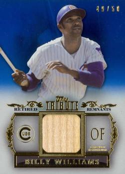 2013 Topps Tribute - Retired Remnants Relics Blue #RR-BW Billy Williams Front