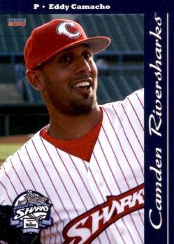 2010 Choice Camden Riversharks #5 Eddy Camacho Front