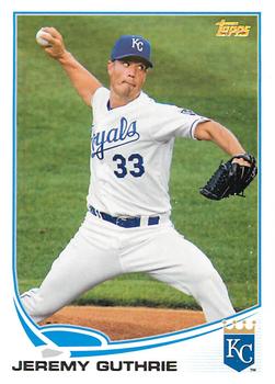 2013 Topps Kansas City Royals #KCR12 Jeremy Guthrie Front