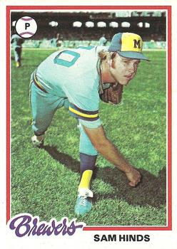 1978 Topps #303 Sam Hinds Front