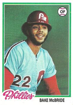 1978 Topps #340 Bake McBride Front