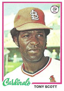 1978 Topps #352 Tony Scott Front