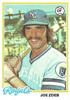 1978 Topps #408 Joe Zdeb Front