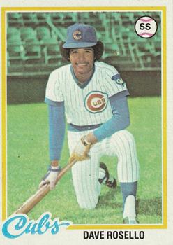 1978 Topps #423 Dave Rosello Front
