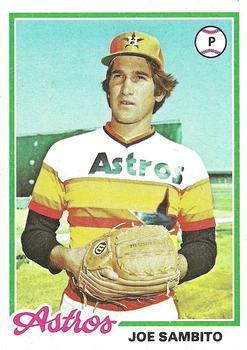 1978 Topps #498 Joe Sambito Front