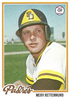 1978 Topps #566 Merv Rettenmund Front