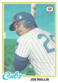 1978 Topps #614 Joe Wallis Front