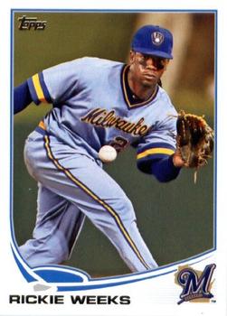 2013 Topps Milwaukee Brewers #MIL5 Rickie Weeks Front