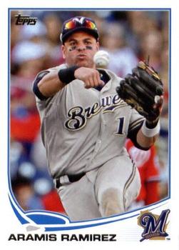 2013 Topps Milwaukee Brewers #MIL6 Aramis Ramirez Front