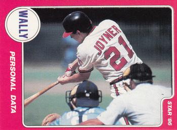 1986 Star Wally Joyner #6 Wally Joyner Front