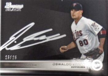 2013 Bowman - Black Collection Autographs #BBC-OA Oswaldo Arcia Front