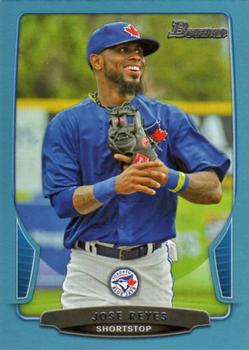 2013 Bowman - Blue #24 Jose Reyes Front