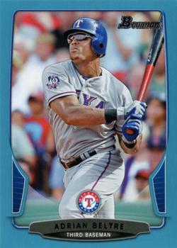 2013 Bowman - Blue #132 Adrian Beltre Front